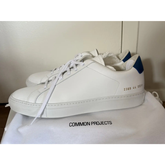 Common Project Achilles white retro blue lows leather size EU 44 main image 4